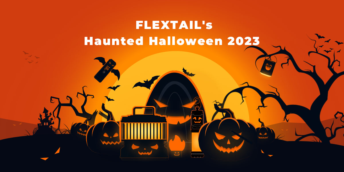 Haunted Halloween Ambience with Enchanting FLEXTAIL Gears at Spooky Night