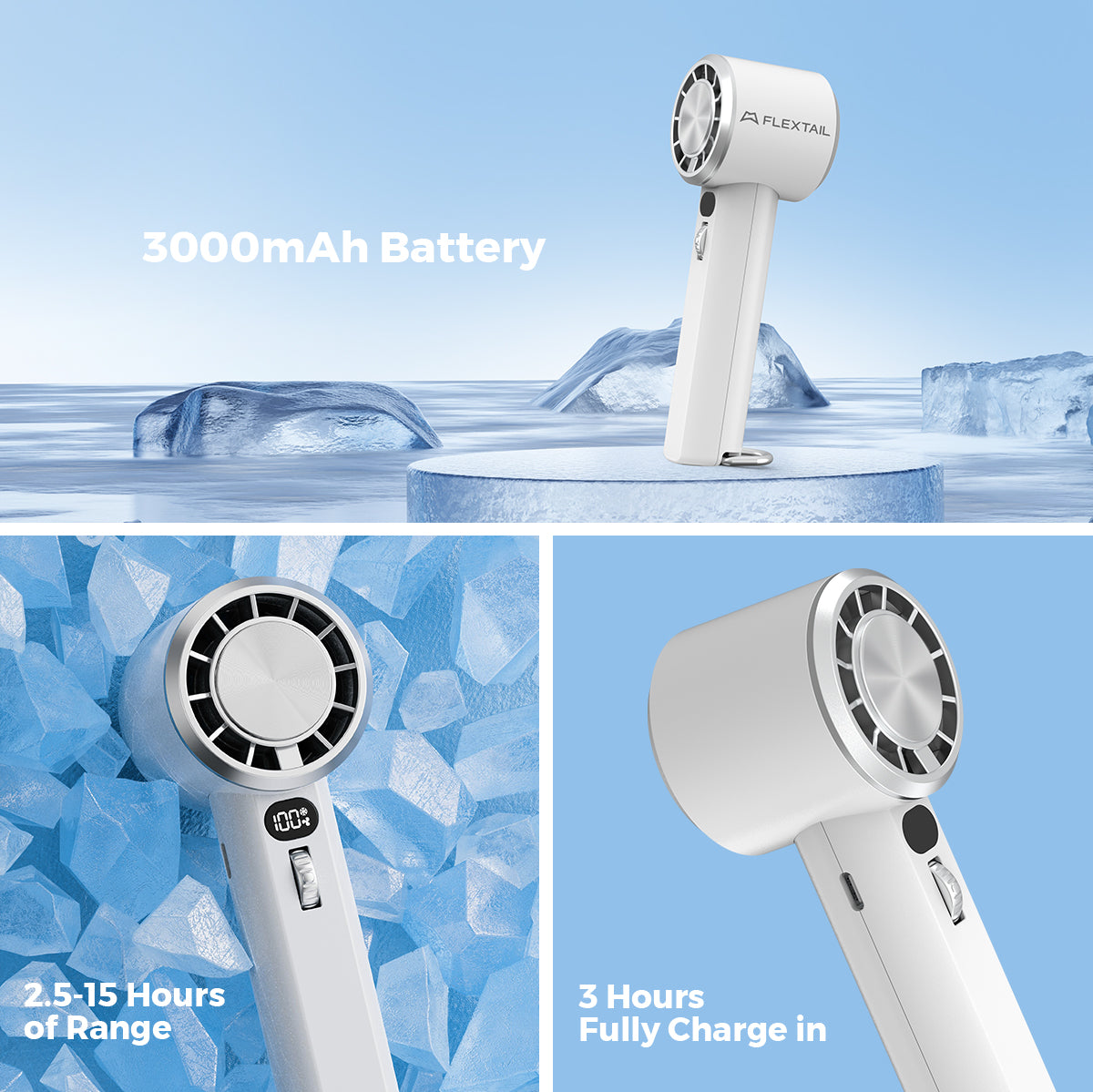 MAX HANDHELD FAN PRO-Semiconductor Cooling Technology