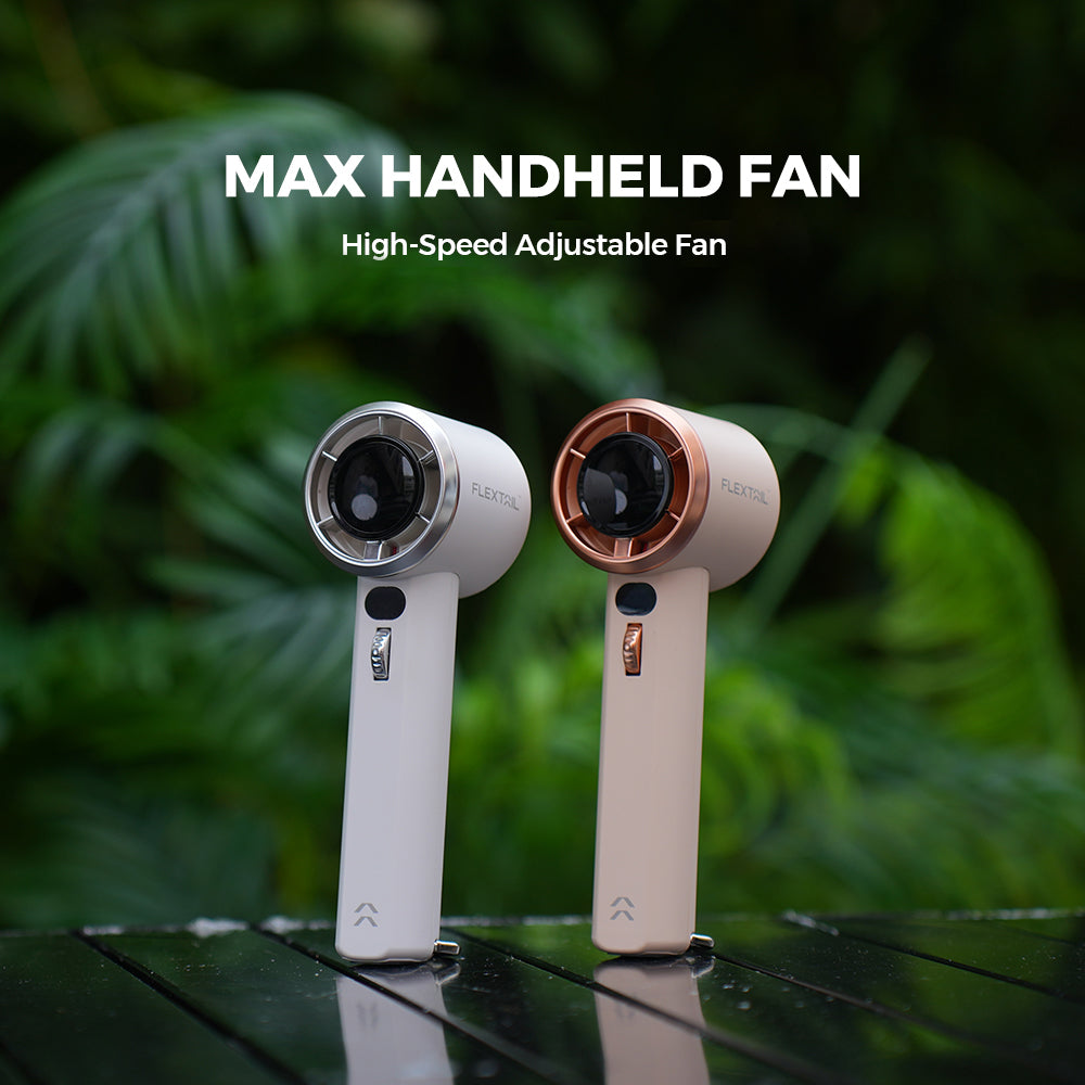 MAX HANDHELD FAN - High-Speed Adjustable Fan