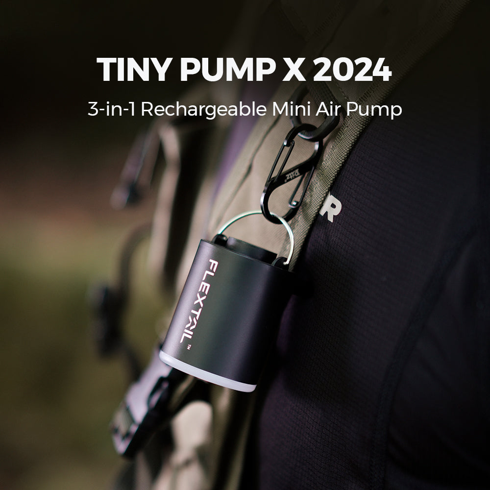 TINY PUMP X 2024 - Επαναφορτιζόμενη μίνι αντλία αέρα 3 σε 1