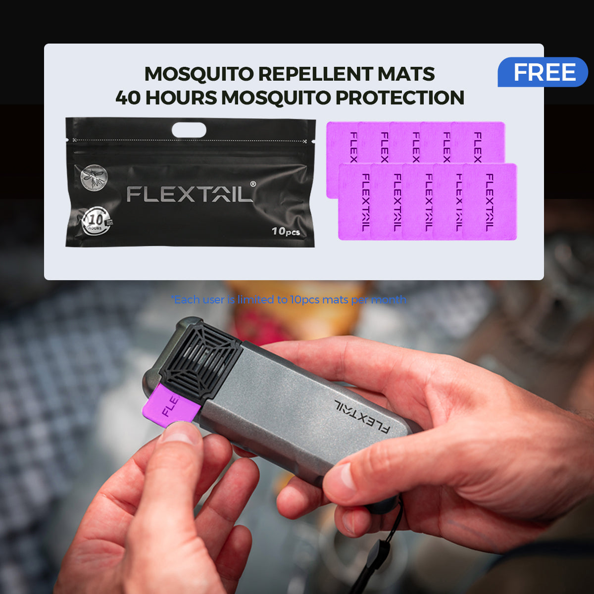 MAX REPELLER S - Repellente per zanzare portatile e ricaricabile 2 in 1