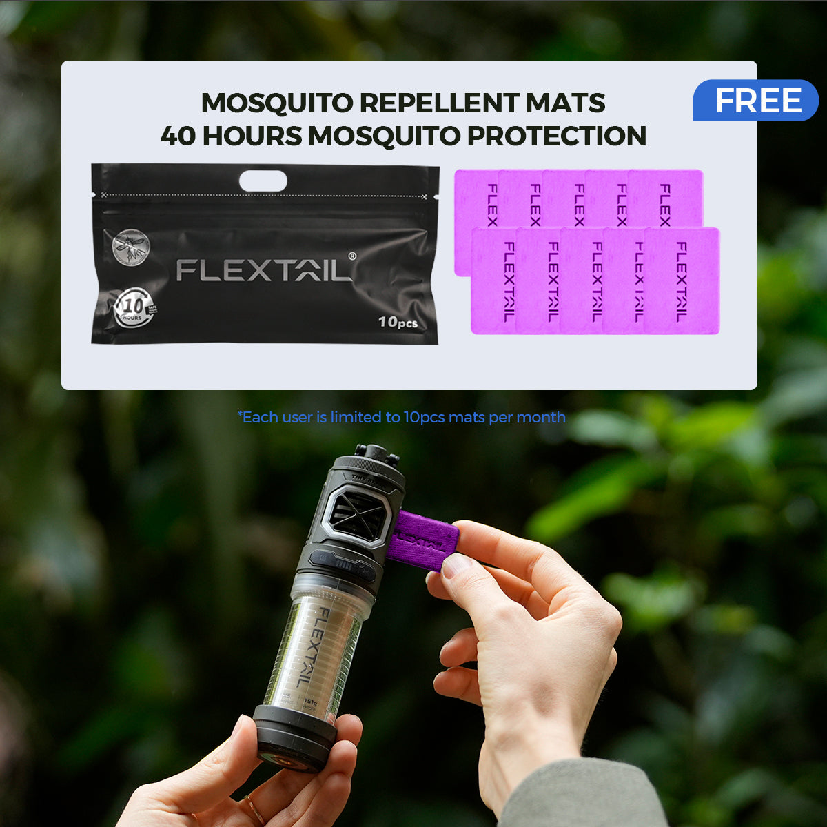 TINY REPELLER S - Repellente per zanzare portatile 2 in 1