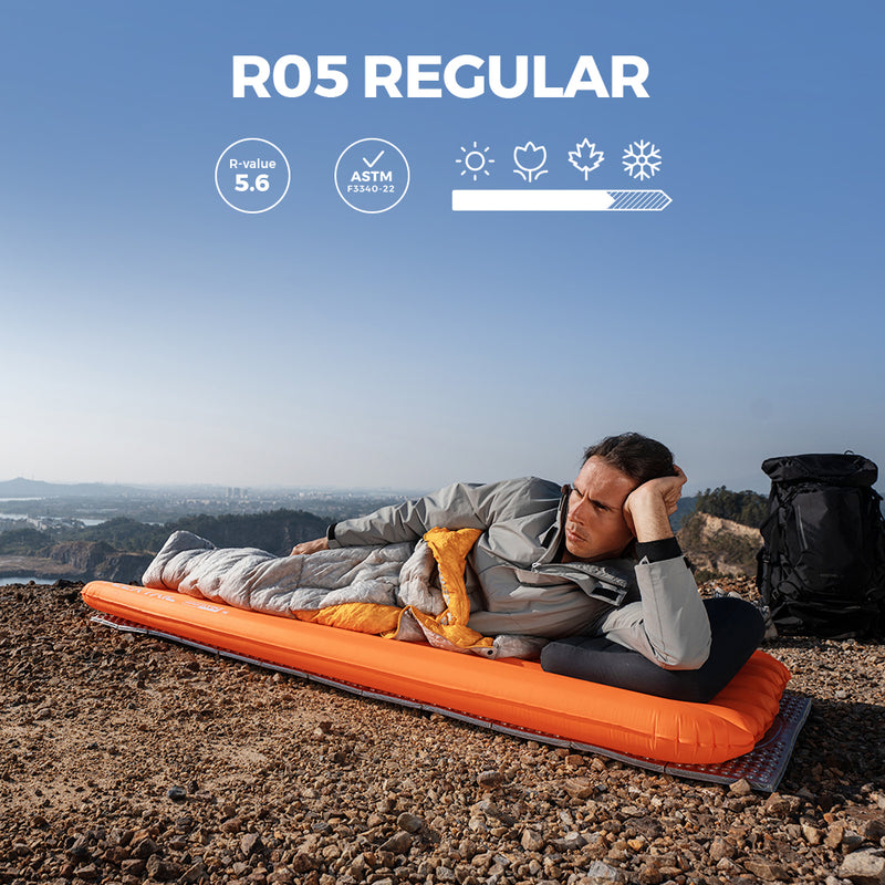 Zero Mattress R05 Regular - 5.6 R-Value Ultralight Air Sleeping Pad (Pre-Sale) R05 Regular
