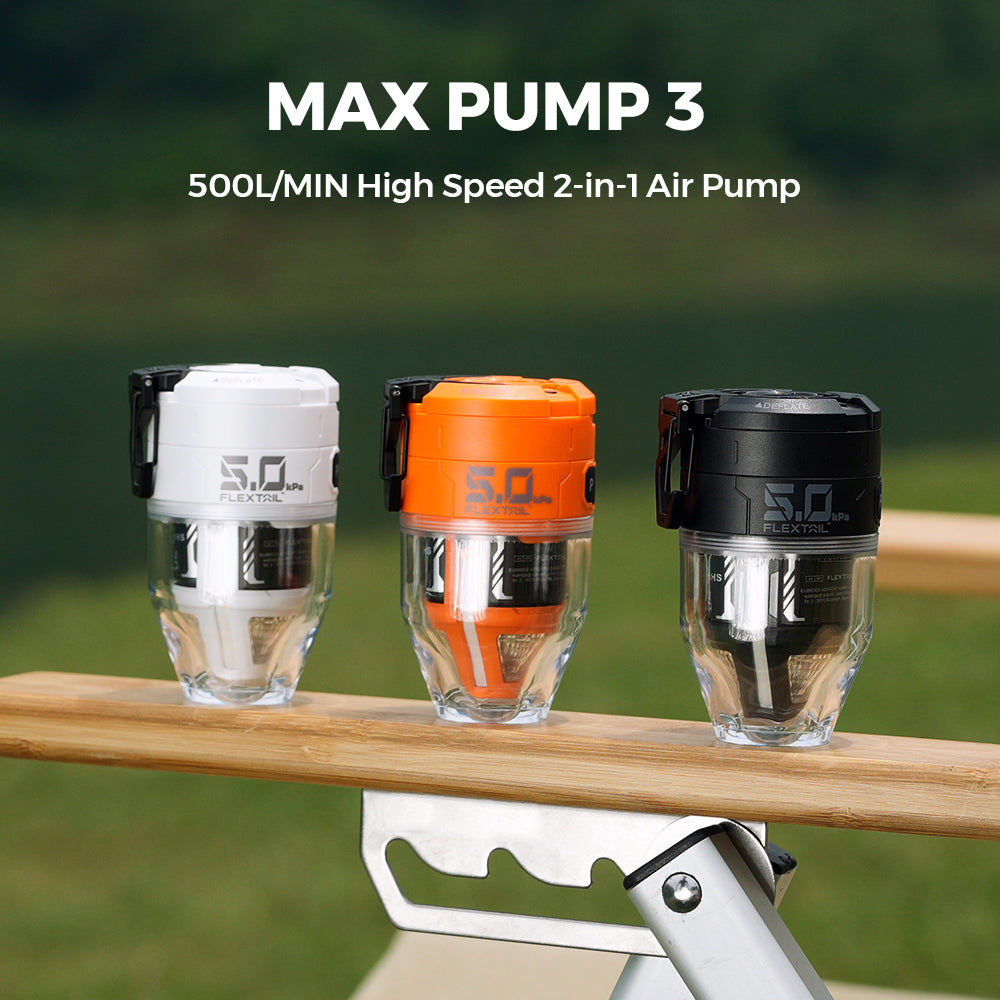 MAX PUMP 3 - Επαναφορτιζόμενη αντλία αέρα υψηλής ταχύτητας 2 σε 1