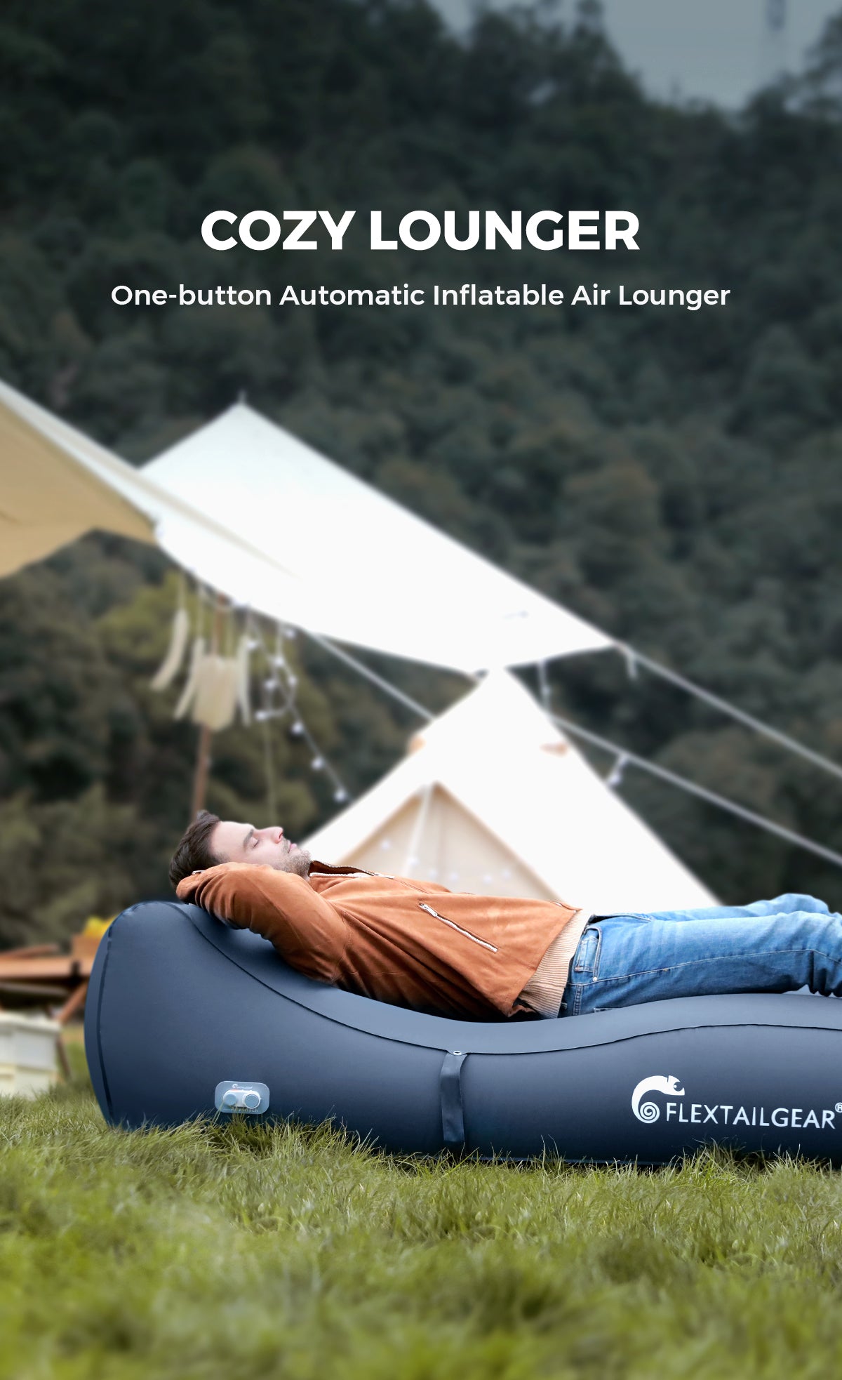 Inflatable lounger camping best sale