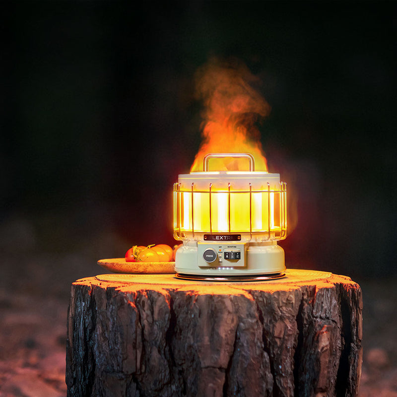 MAX LANTERN - 3-in-1 vintage lantaarn met vlam