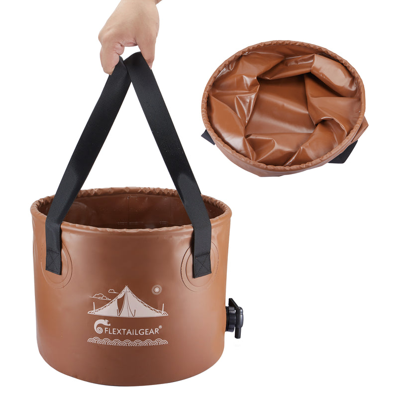 Foldable PVC Tarpaulin Water Bucket with Handle Collapsible Fishing Bucket  Camping Tank - China Soft Water Bucket and Fishing Bucket Camping Tank  price
